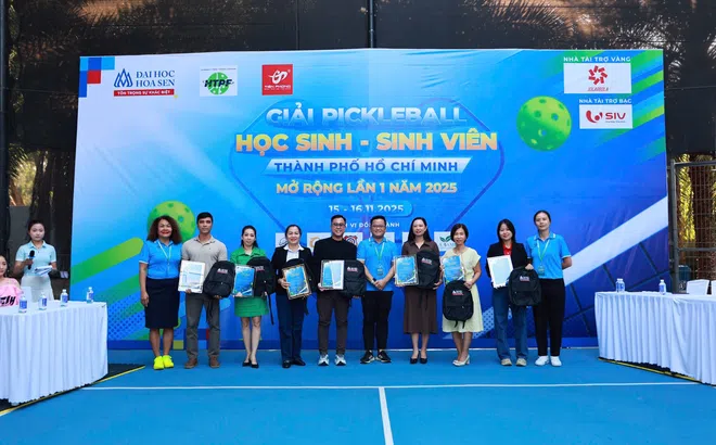 Giải Pickleball Học sinh – Sinh viên quy mô lớn nhất TP.HCM thúc đẩy phong trào thể thao học đường