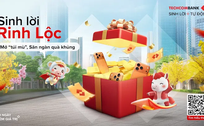 Mở túi mù, săn quà khủng cùng Techcombank “sinh lời rinh lộc”