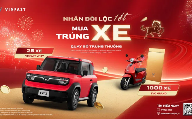 VinFast tặng hơn 30 tỷ đồng cho khách hàng mua xe mát điện – cơ hội trúng 26 ô tô VF3
