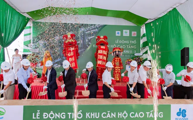 Khởi đầu năm mới, Xây dựng Hòa Bình động thổ dự án gần 3.000 tỷ đồng tại Tây Ninh