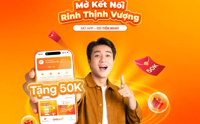 GPBank triển khai ưu đãi hoàn tiền 50.000 đồng cho khách hàng thanh toán bằng mã QR