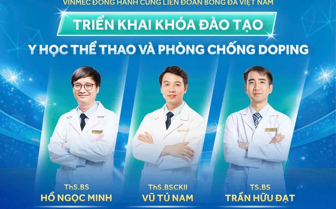 Vinmec đồng hành cùng VFF nâng cao năng lực y học thể thao và phòng chống doping cho bóng đá Việt Nam