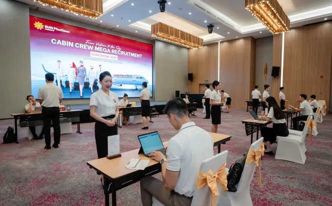 Ngày hội tuyển dụng của Sun PhuQuoc Airways hút hơn 700 ứng viên trong và ngoài nước