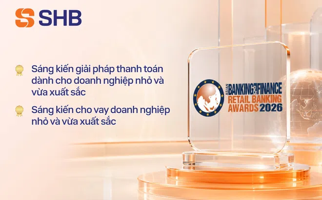SHB được vinh danh với hai giải thưởng Ngân hàng bán lẻ tại Asian Banking & Finance Awards 2026