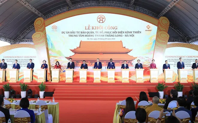 Hà Nội: Khởi công Dự án đầu tư bảo quản, tu bổ, phục hồi Điện Kính Thiên