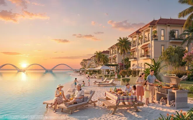 Giải mã vị trí “hàng ghế đầu” chạm mặt nước của biệt thự Vinhomes Green Paradise