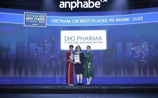 Dược Hậu Giang vào top 100 nơi làm việc tốt nhất Việt Nam