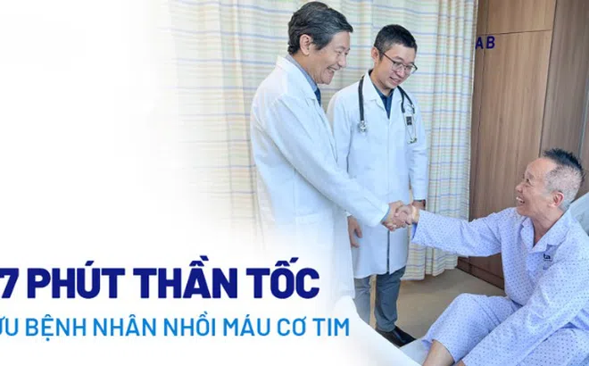 27 phút thần tốc cứu bệnh nhân nhồi máu cơ tim