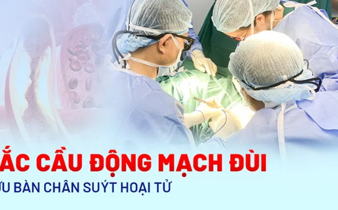 Bàn chân lạnh, khám phát hiện thiếu máu nuôi suýt hoại tử