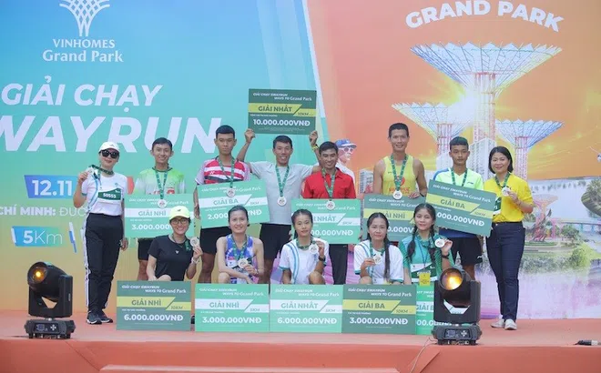 Giải chạy 5Way Run - Ways to Grand Park lan tỏa tinh thần sống trọn vẹn