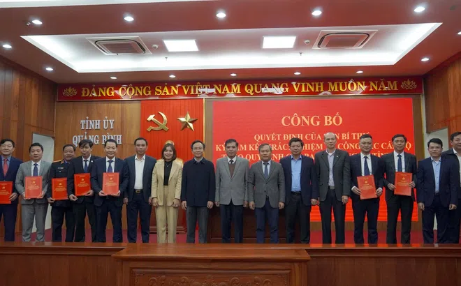 Quảng Bình công bố quyết định của Ban Bí thư về công tác cán bộ
