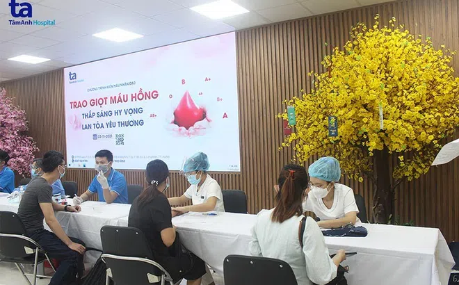 Tự hào ngày hội hiến máu tình nguyện tại BVĐK Tâm Anh