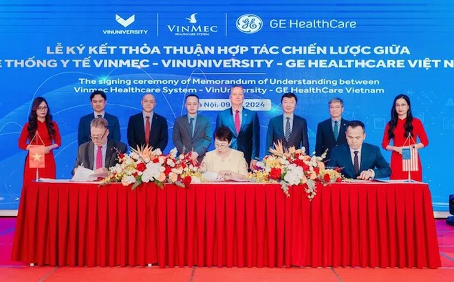Vinmec – VinUni – GE HealthCar hợp tác đào tạo thực hành y khoa chuẩn quốc tế