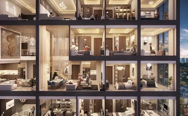 Căn hộ duplex - “Hàng thửa” trong BST căn hộ tinh hoa tại Sun Symphony Residence