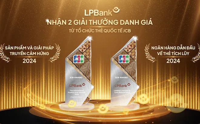 Ngân hàng Lộc Phát (LPBank) nhận cú đúp giải thưởng danh giá từ Tổ chức Thẻ quốc tế JCB