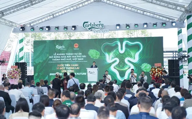 TP Huế: Carlsberg khánh thành nhà máy bia công suất lớn nhất châu Á tại Việt Nam
