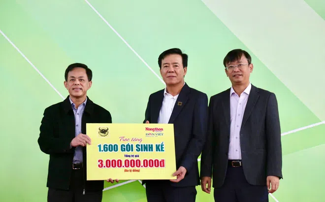 Bình Điền trao 1.600 gói sinh kế giúp nông dân Thanh Hóa tái thiết sản xuất sau bão lũ