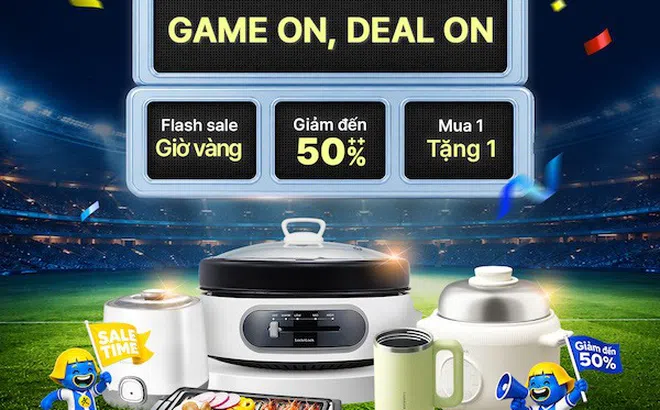 GAME ON - DEAL ON: Hơn 200 sản phẩm LocknLock đồng loạt ưu đãi đến 50%+++ tại Điện Máy Xanh, săn deal càng sớm càng lời!