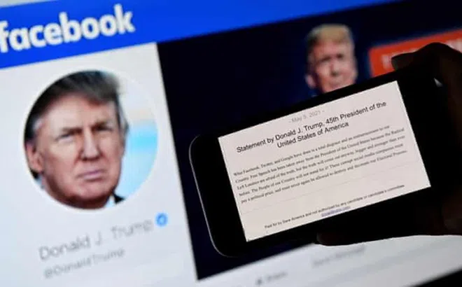 Donald Trump nhận án phạt đình chỉ 2 năm từ Facebook