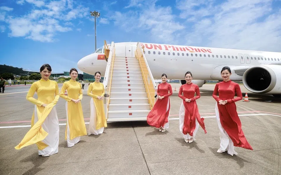 Hãng hàng không do Tập đoàn Sun Group đầu tư đón máy bay Airbus A321NX đầu tiên tại Cảng hàng không quốc tế Phú Quốc